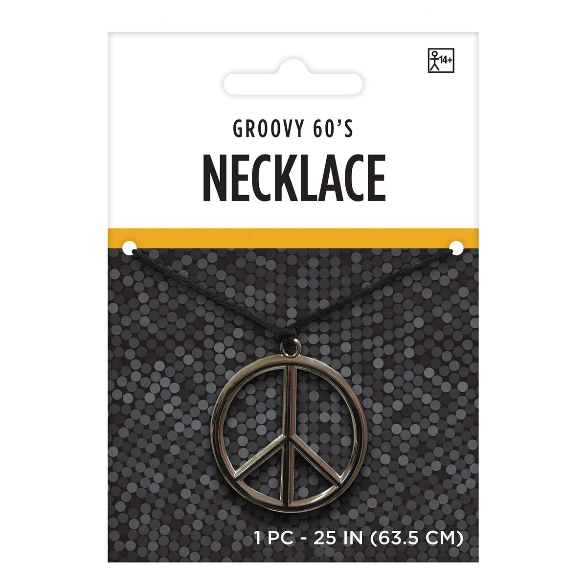 Groovy 60's Peace Medallion Necklace