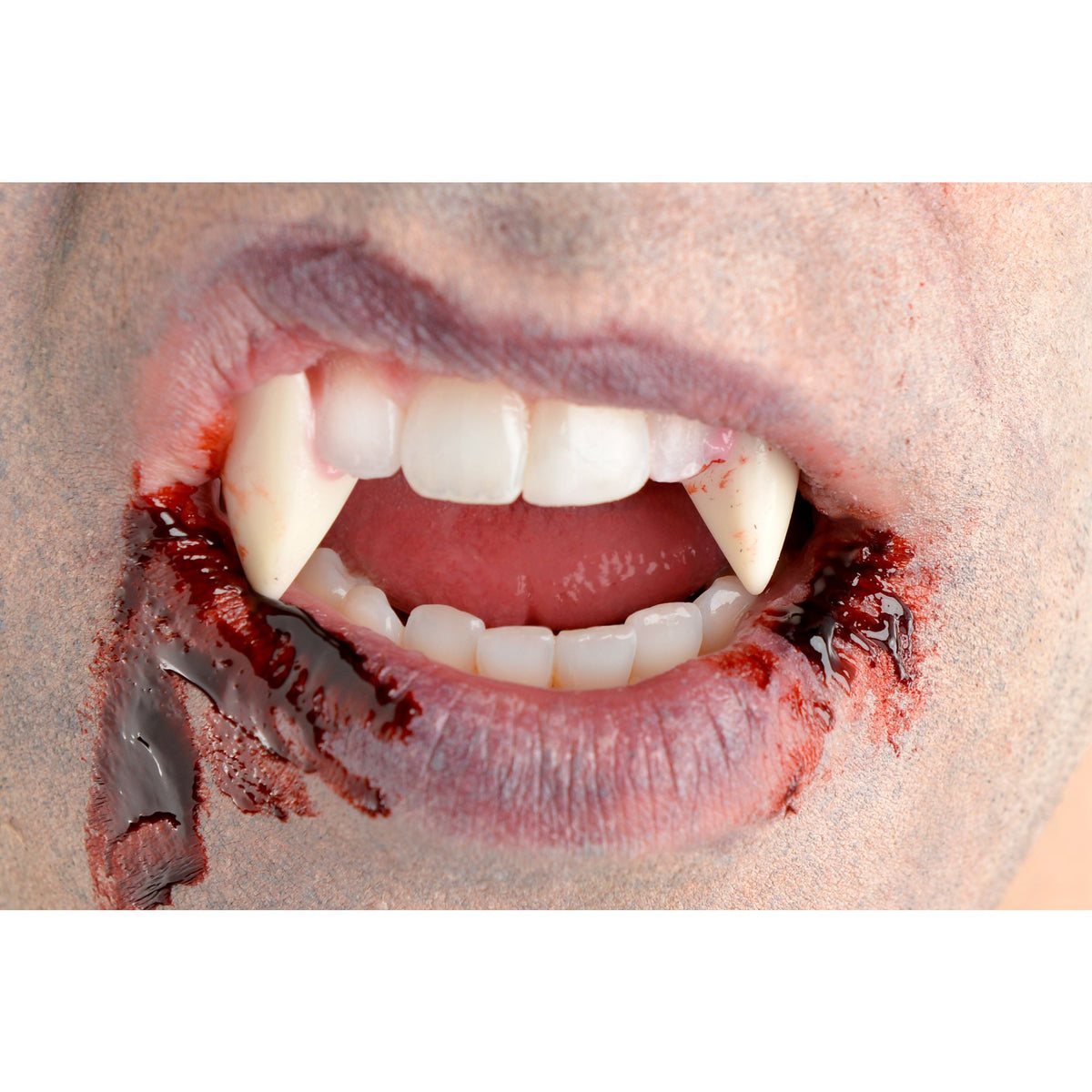 Realistic Vampire Fangs with Putty Kit for Halloween