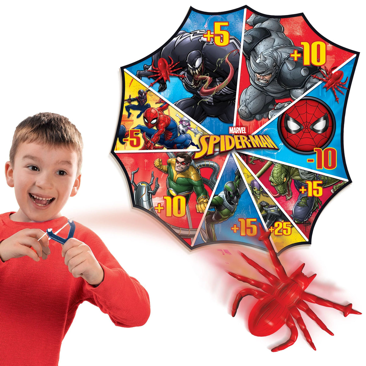 Marvel Spider-Man Webbed Wonder Slingshot Game for Kids' Parties