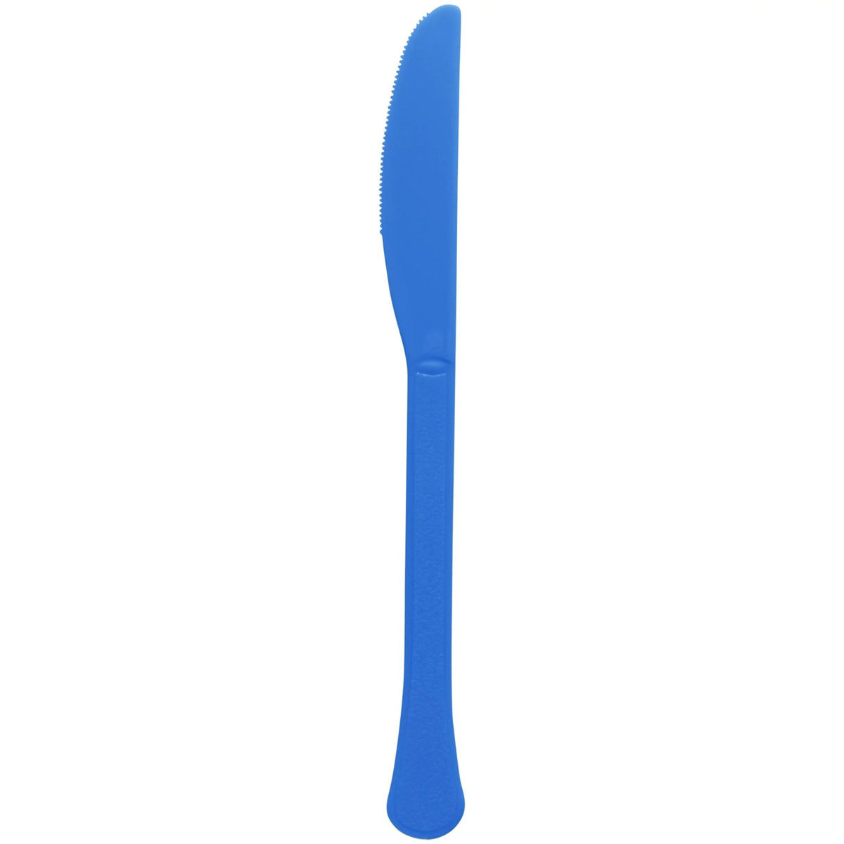 Bright Royal Blue Plastic Knife - 7.5 in.