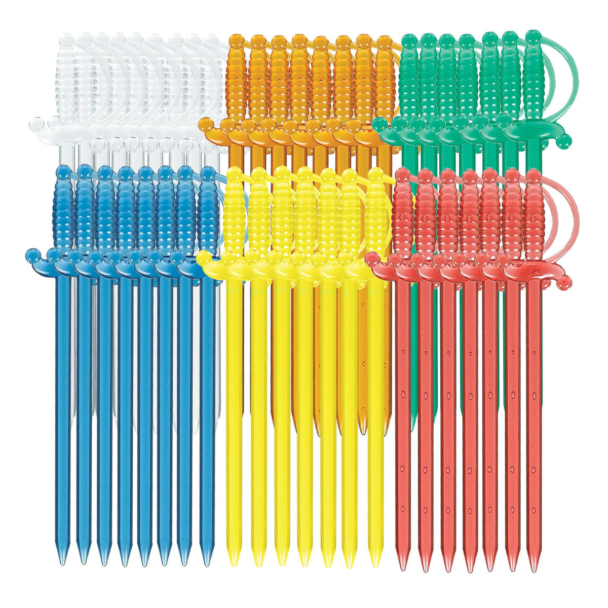 Colorful Cocktail Sword Picks - Set of 100