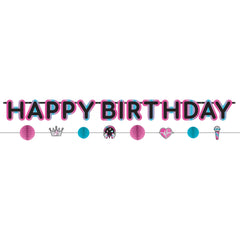 Internet Famous Double Birthday Banner Set - Pink, Blue, Black