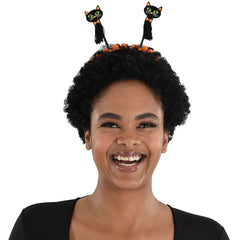 Halloween Tassel Kitty Cat Headbopper