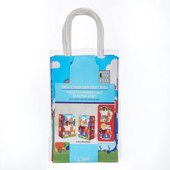 Party Town Create Your Own Kraft Gift Bags for Kids - 8 Pack