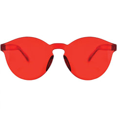 Vibrant Red Team Spirit Glasses