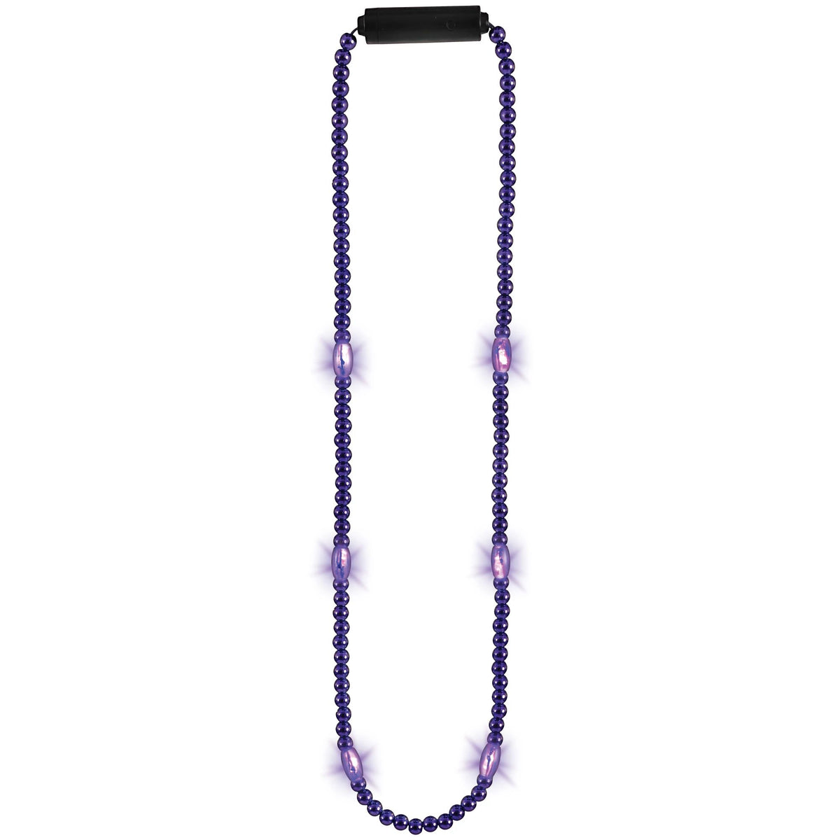 Purple Light-Up Bead Necklace