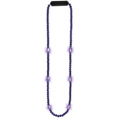Purple Light-Up Bead Necklace