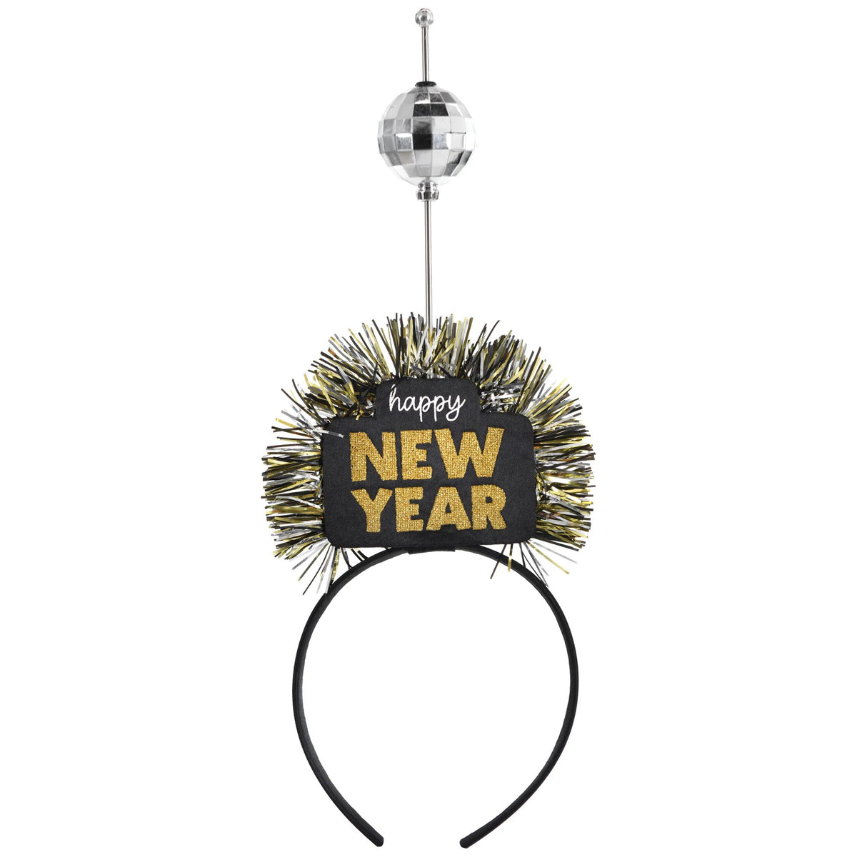 "Happy New Year" Ball Drop Light-Up Headband