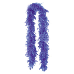 Royal Blue Feather Boa - 72" Costume Accessory