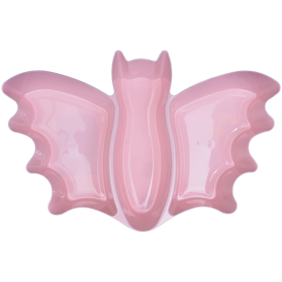 Pastel Pink Bat Platter - Halloween Serveware