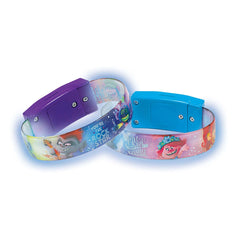 Trolls World Tour Light-Up Bracelets, Multi-Coloured, 4-Pack