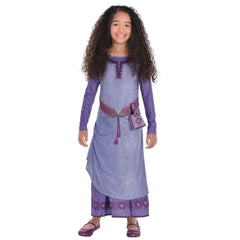 Disney Princess Asha Costume for Girls - Child M (8-10)