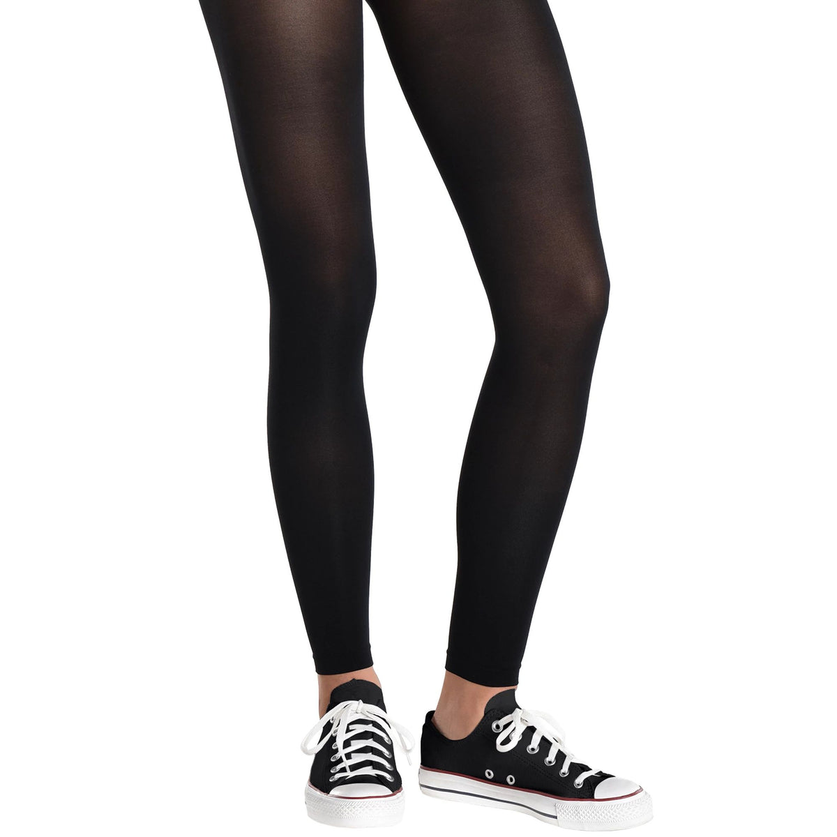 Black Footless Tights for Adults - Versatile Costume and Team Spirit Accessory