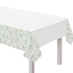 Simply Thankful Thanksgiving Plastic Table Cover