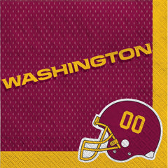 Washington Commanders NFL Luncheon Napkins - 6.5 In. x 6.5 In.