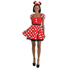 Disney Minnie Mouse Halloween Costume for Women - Adult M (6-8)