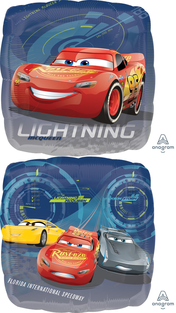 Disney Pixar Cars 3 Lightning McQueen Foil Balloon | 18"