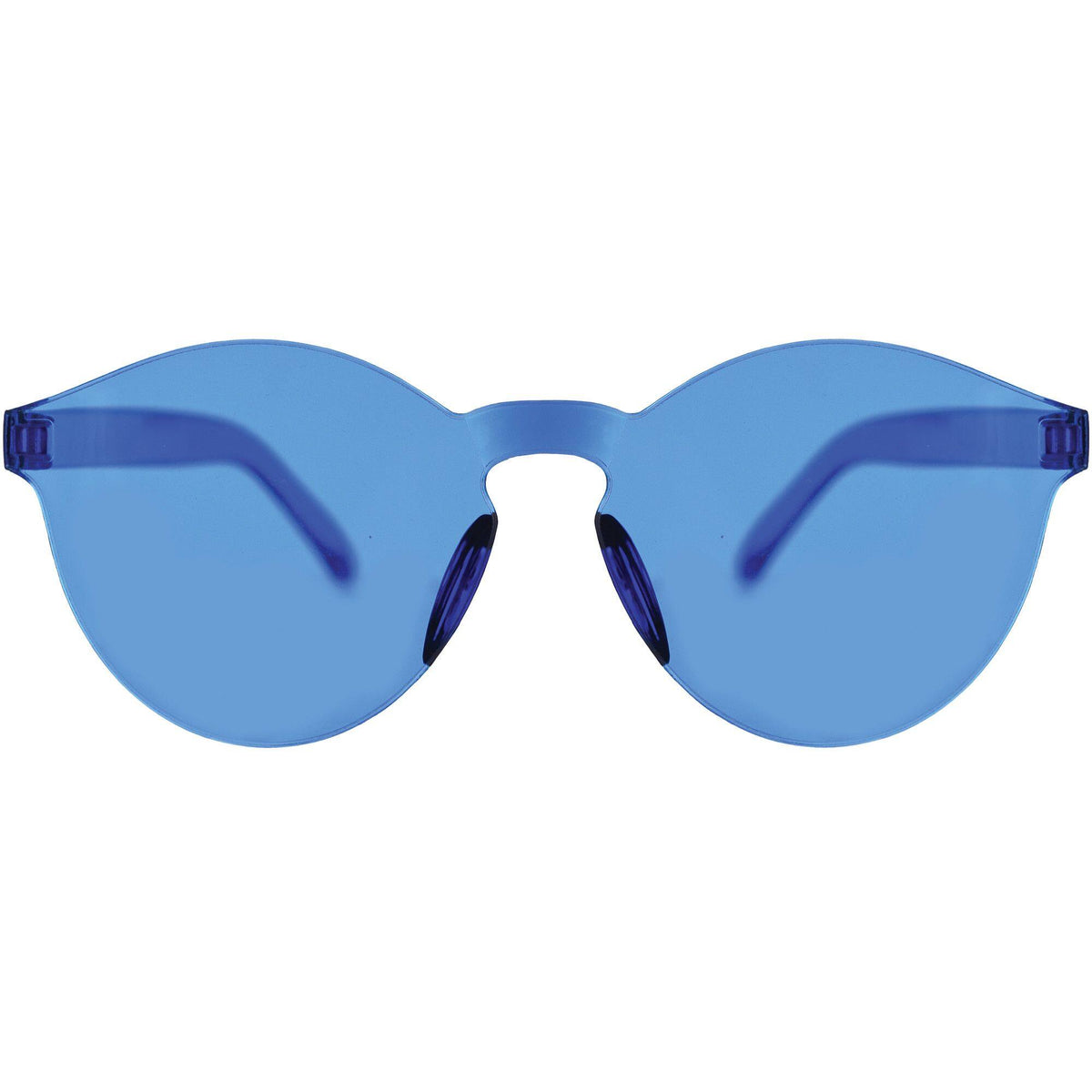 Marine Blue Frameless Party Glasses