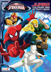 Marvel Spider-Man Jumbo Coloring & Activity Book - 32 Pages of Adventure