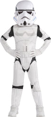 Amscan Disney Star Wars Stormtrooper Halloween Costume,  White Jumpsuit with Mask, Toddler, Assorted Sizes