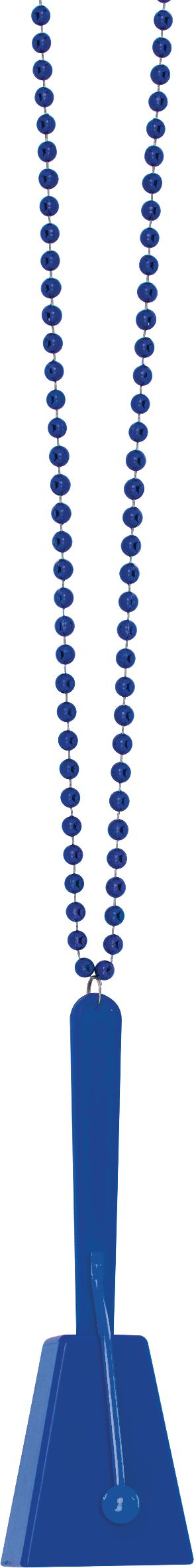 Royal Blue Clacker Necklace - Noisemaker