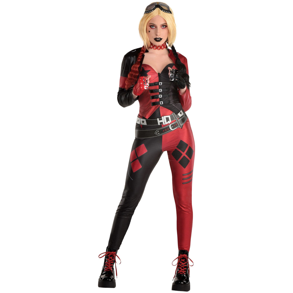 Suicide Squad 2 Harley Quinn Halloween Costume Accessory Kit, 4-Piece - Adult One Size
