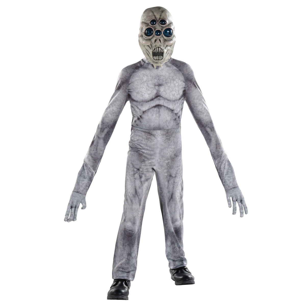 Kids' Alien Intruder Halloween Costume with Mask - Child M (8-10)