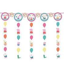 Peppa Pig Party Hanging String Decoration Garland, 10 ft