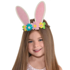 Easter Bunny Ears Felt Head Wreath