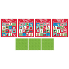 Festive Christmas Bingo Game Set