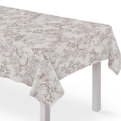 Pumpkin Print Fabric Table Cover - 60" x 84"