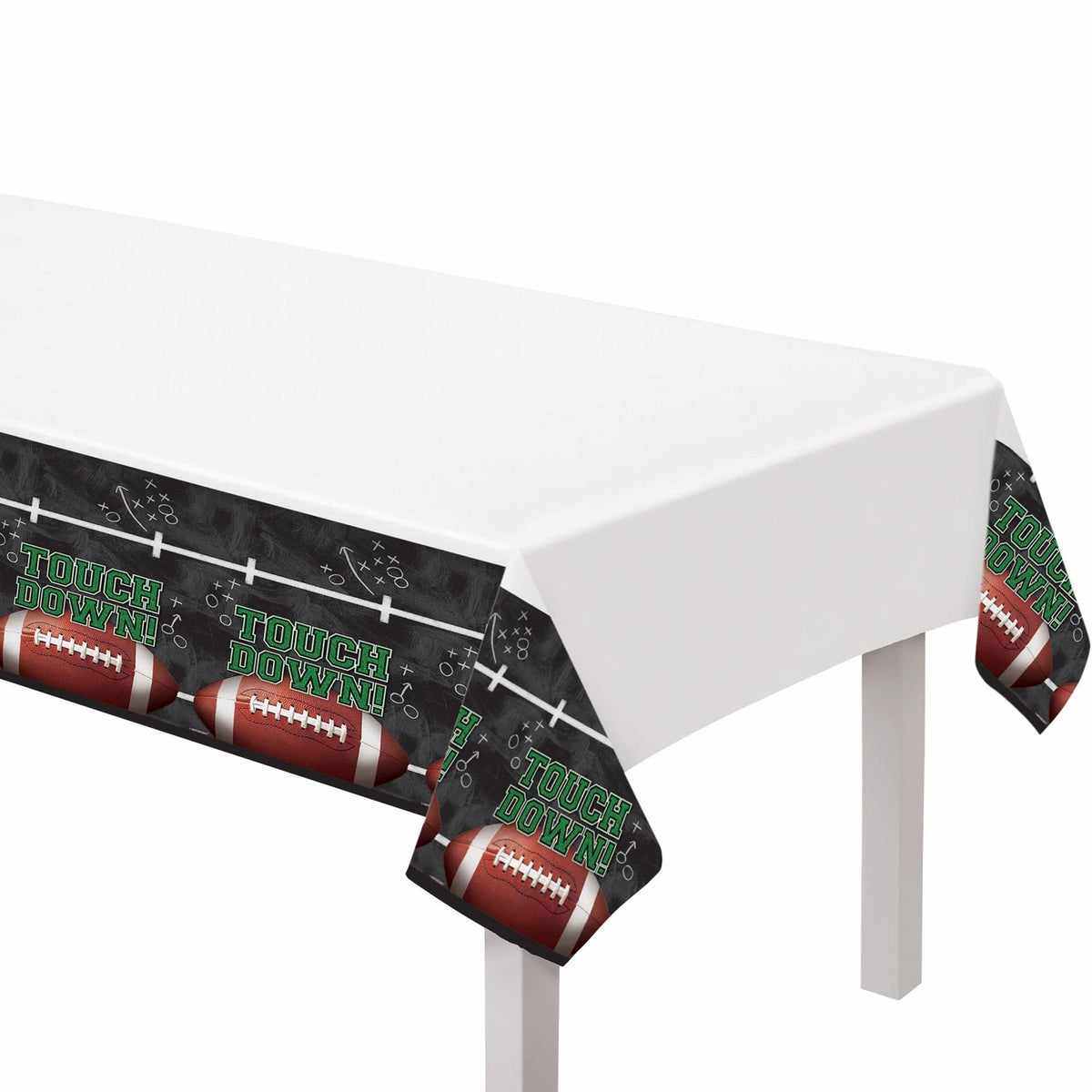 Touchdown Plastic Table Cover 54" x 84"