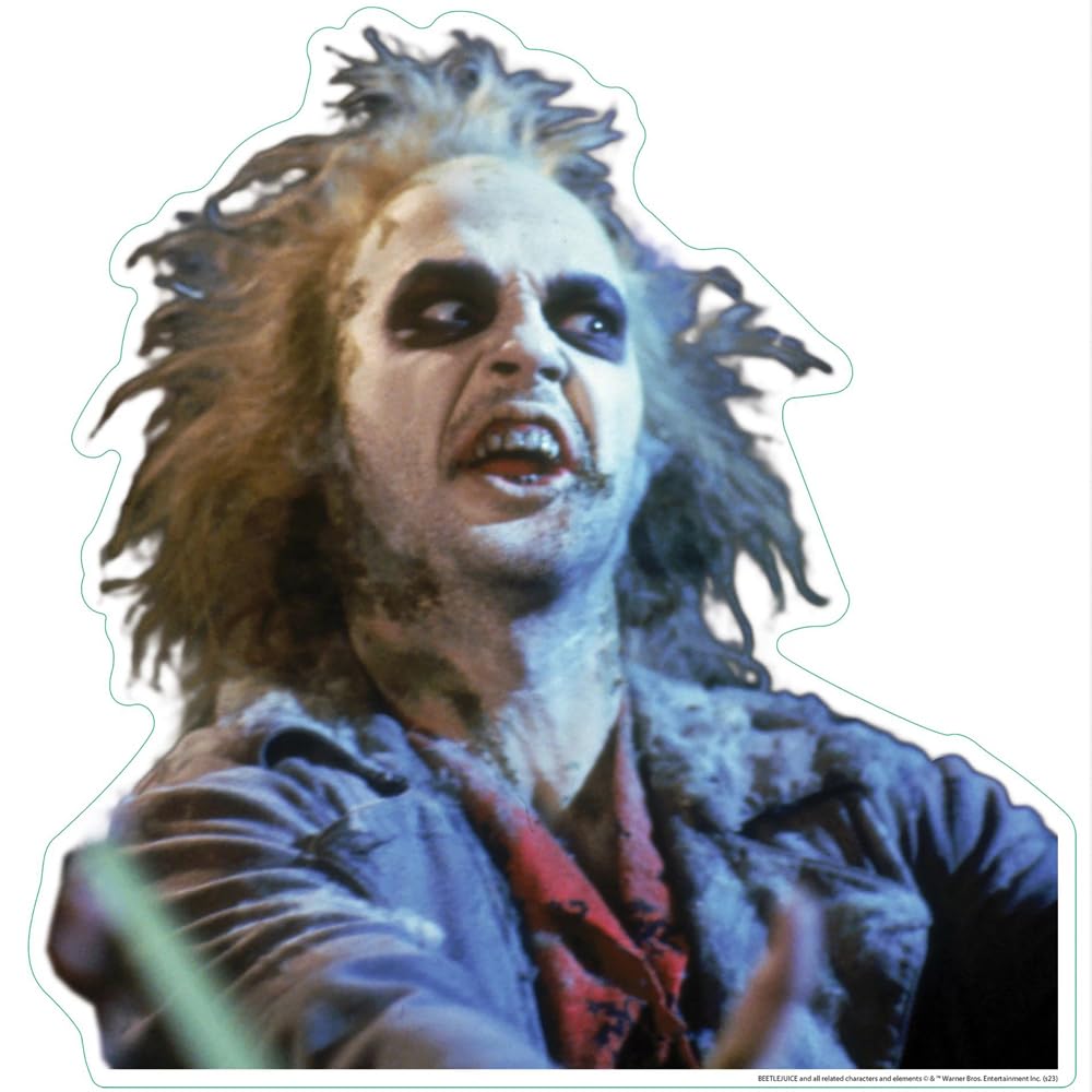 Beetlejuice Halloween Window Cling