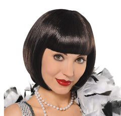Classic Flapper Wig - Vintage Glam Costume Hairpiece