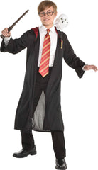 Kids' Gryffindor Robe with Hood and Crest, Harry Potter Costume Accessory - Child S/M