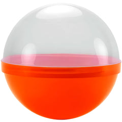 Clear Orange Candy Ball Favor Container