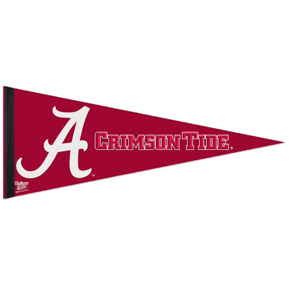Premium Alabama Team Pennant - 12"x30"