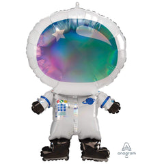 Iridescent Astronaut Metallic Balloon