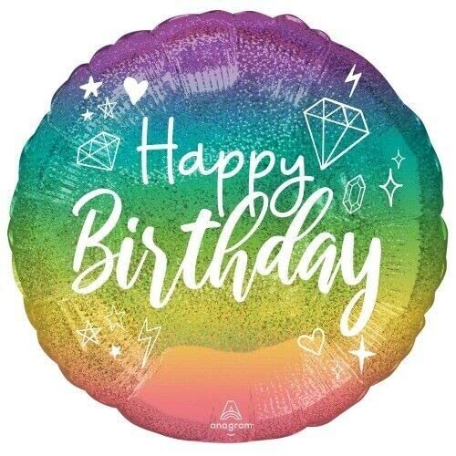 18" Holographic Sparkle Foil Balloon