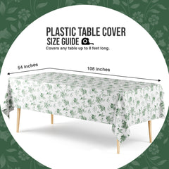 Trendables Premium Verdure Table Cover 54 x 108 - 2 Pack