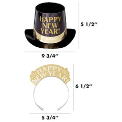 NYE Kit 100 person Amscan Party City 200 pcs