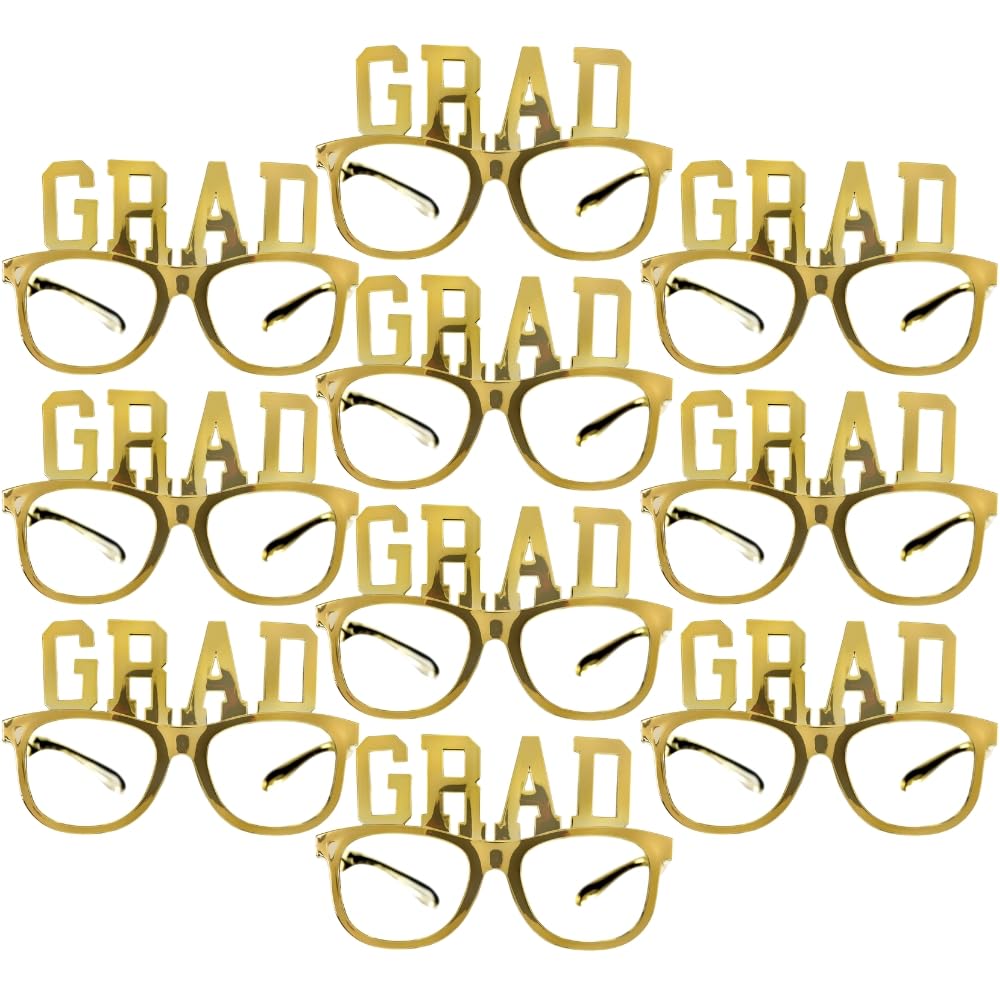 Class 101 - Metallic Graduation Party Glasses - 10 Pack