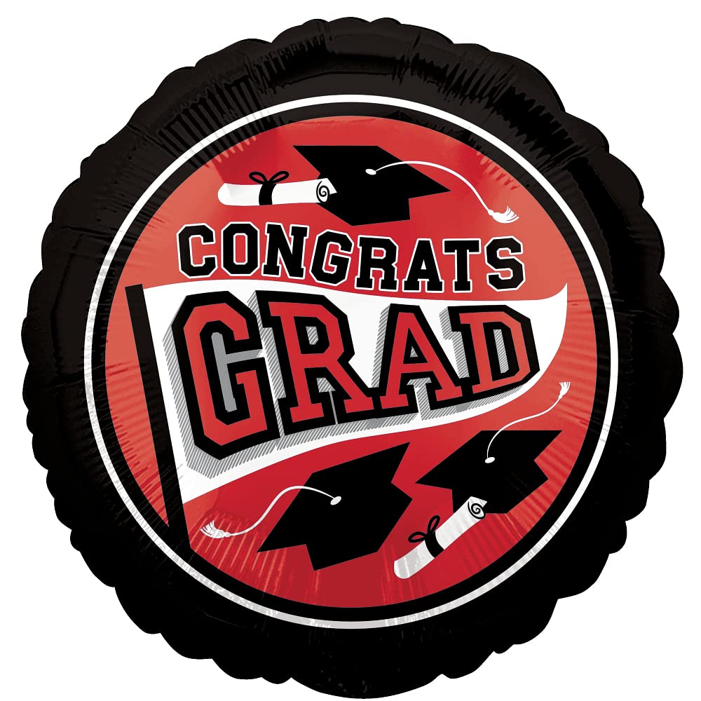 Class 101 - "Be True School Colors Graduation Foil Balloon"