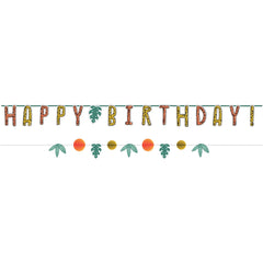 Little Gym - Jungle Theme "Get Wild" Birthday Banner Kit - 2 Pack