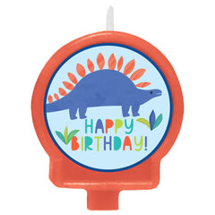 Little Gym - Partysaurus Stegosaurus Molded Birthday Candle