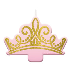 Little Gym - Glitter Princess Crown Birthday Candle