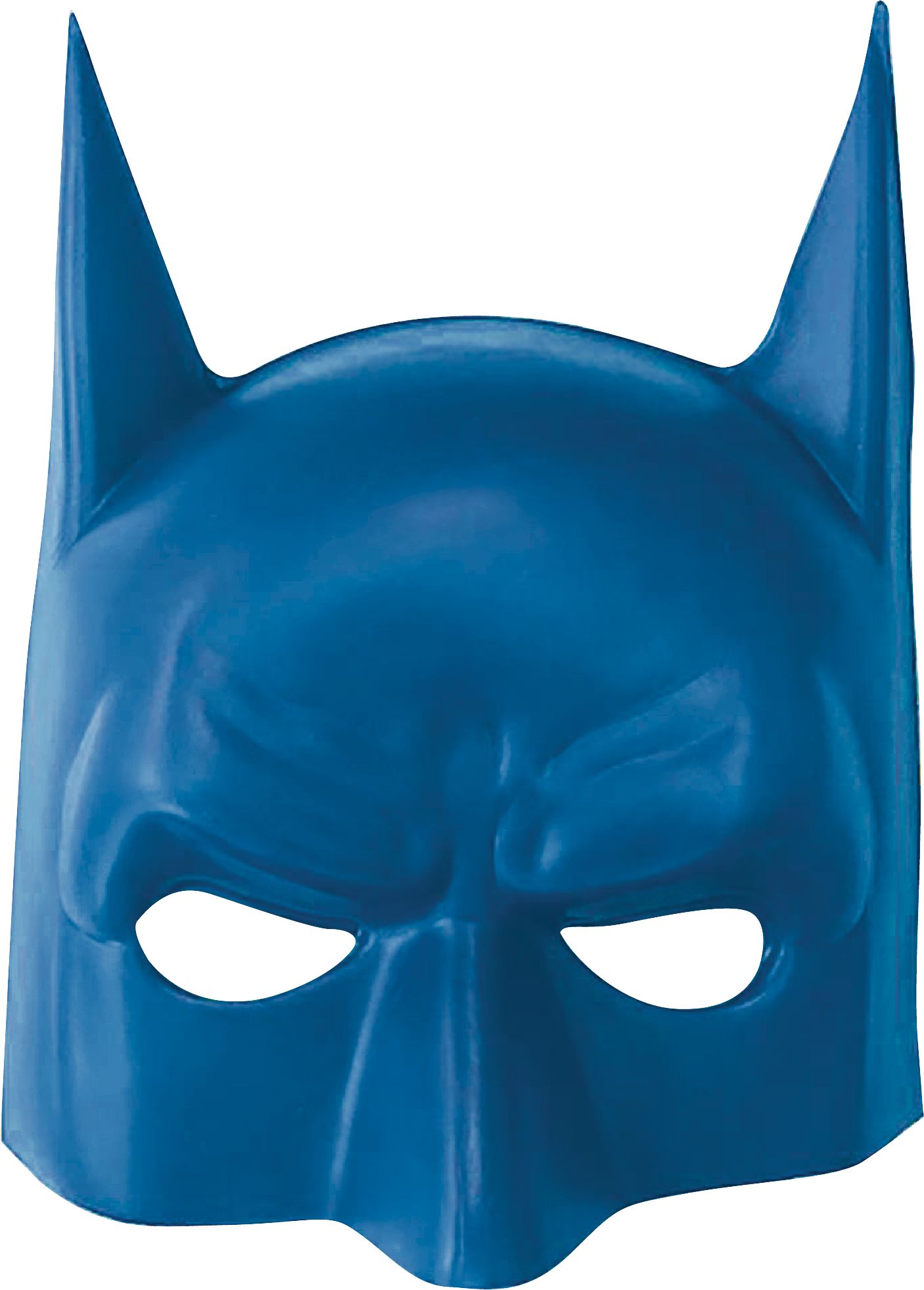 Little Gym - DC Justice League Batman Half Face Mask, Blue, One Size, Wearable Costume Accessory for Birthdays/Halloween - 1 Ct.