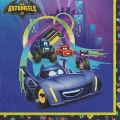 Little Gym - Batwheels Adventure Luncheon Napkins - Kids Birthday Party