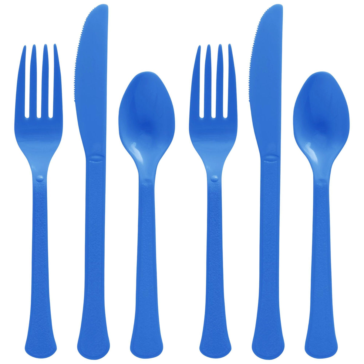 Little Gym - Royal Blue Assorted Plastic Cutlery Set