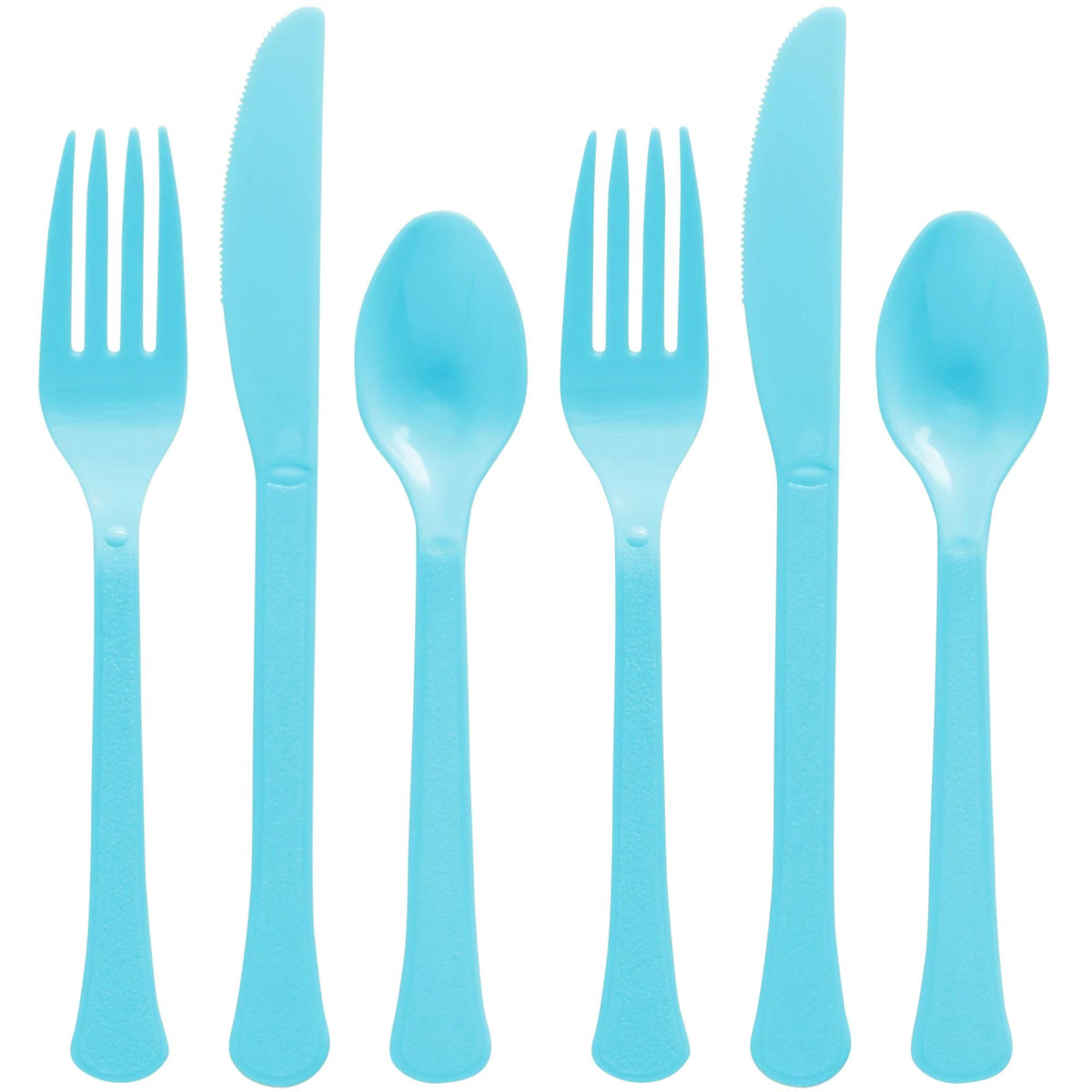 Little Gym - Caribbean Blue Assorted Plastic Cutlery Set